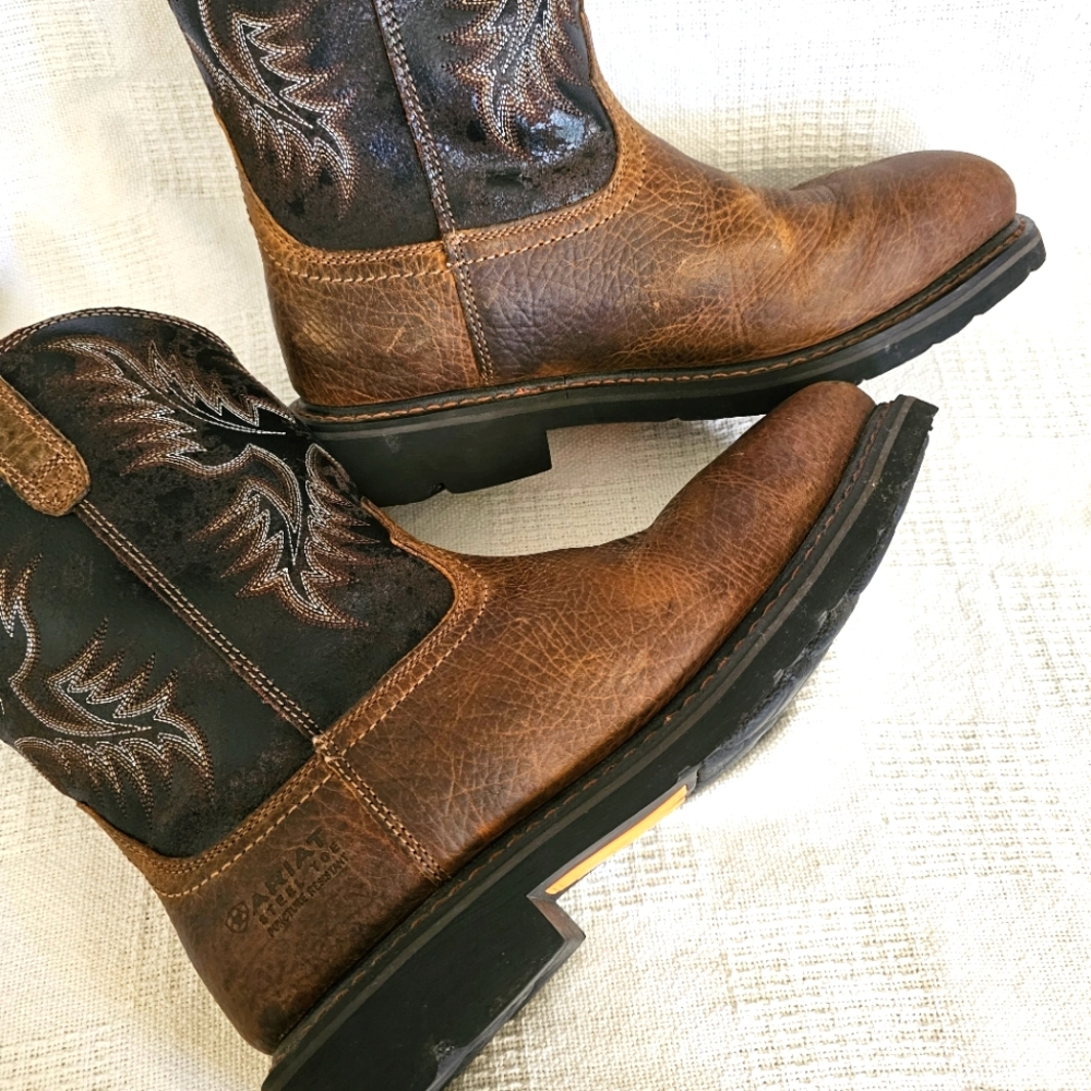 Ariat Mens Sierra Puncture Resistant Steel Toe Work Boot Size‎ 11D